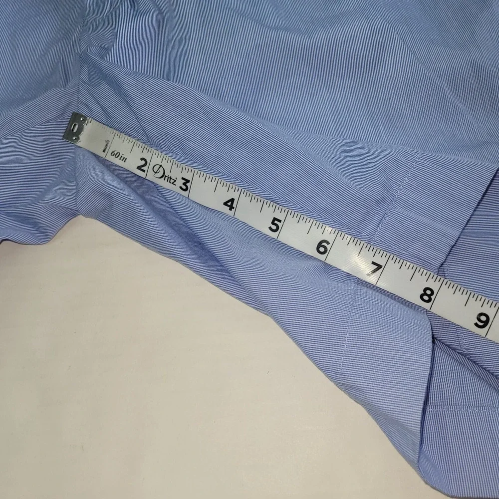 Polo Ralph Lauren Shorts Mens 38 Blue Pinstripe Slim‎ Fit 8